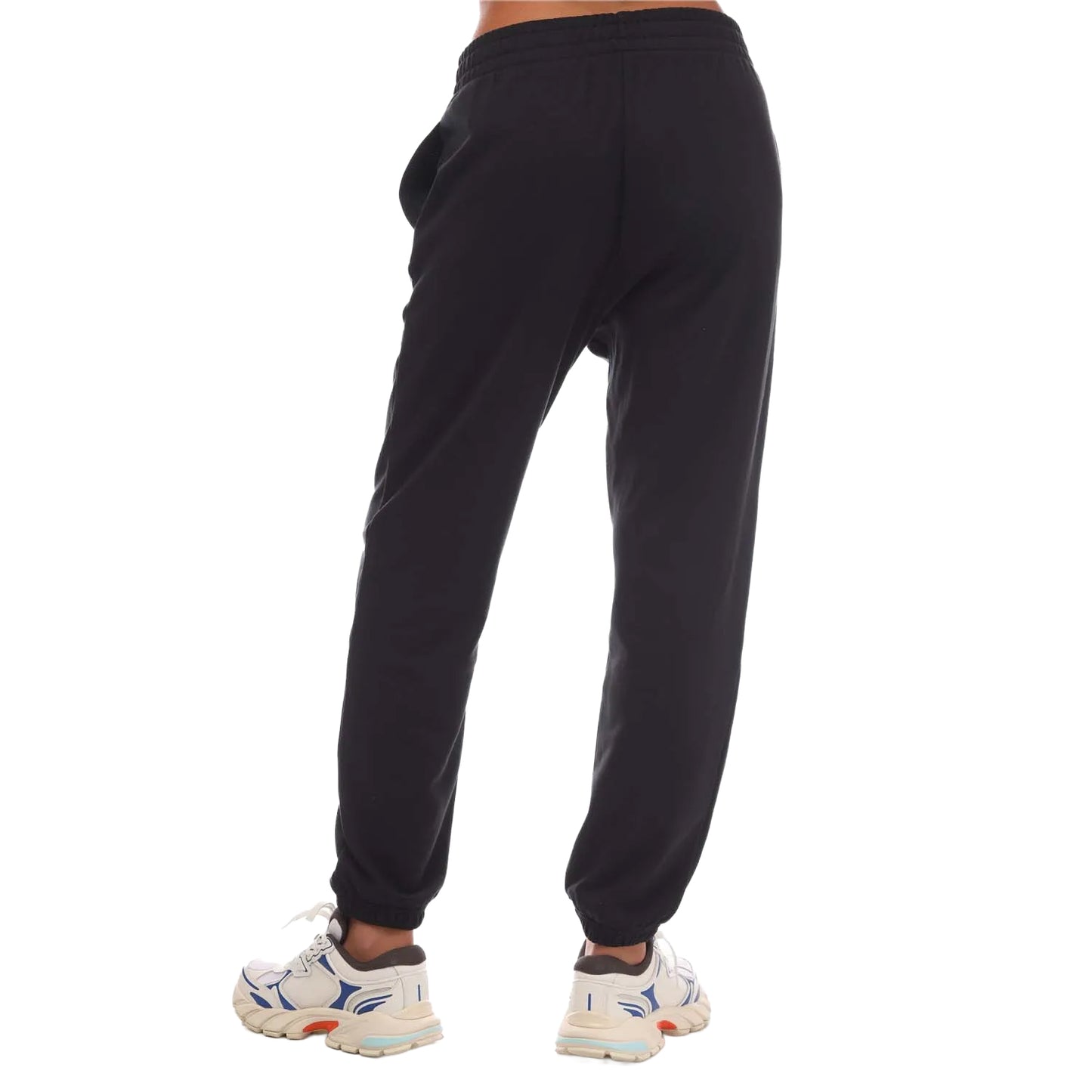 Black - Back - Under Armour Womens-Ladies Rival French Terry Jogging Bottoms