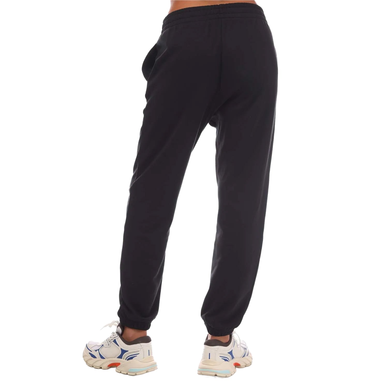 Black - Back - Under Armour Womens-Ladies Rival French Terry Jogging Bottoms
