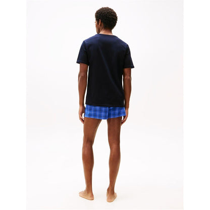Navy - Pack Shot - Tommy Hilfiger Mens Logo Cotton T-Shirt (Pack of 3)