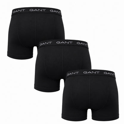 Blue - Back - Gant Mens Cotton Blend Boxer Shorts (Pack of 3)