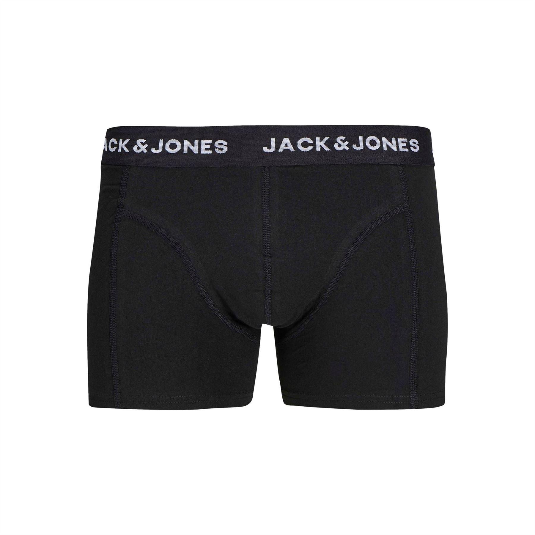 Iron Gate - Back - Jack And Jones Mens Abstract Boxer Shorts (Pack of 3)