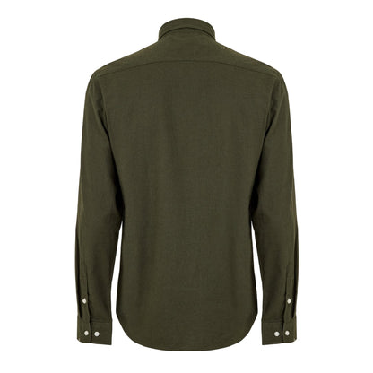 Rosin - Back - Only Mens Plain Regular Long-Sleeved Button-Down Shirt