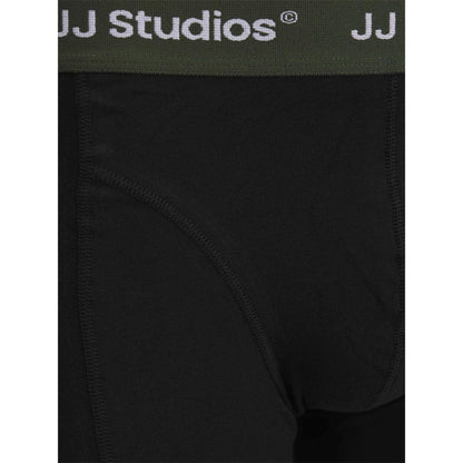 Black - Back - Jack And Jones Mens Soho Boxer Briefs (Pack of 3)