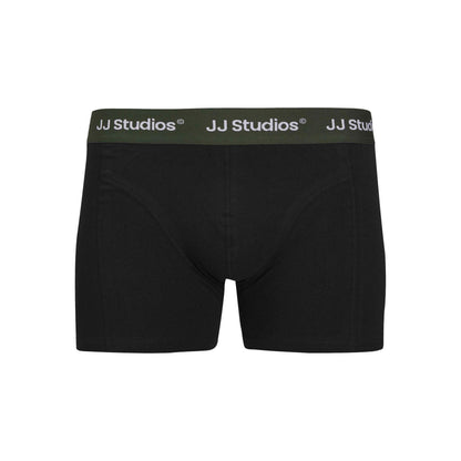 Black - Side - Jack And Jones Mens Soho Boxer Briefs (Pack of 3)