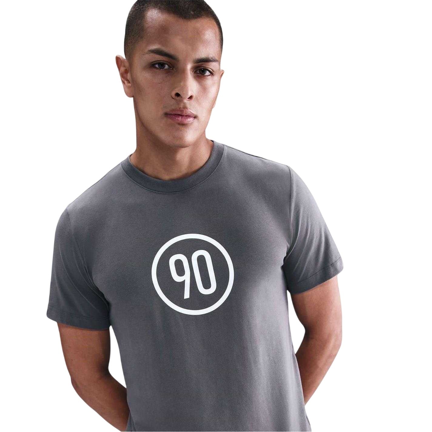 Light Grey - Side - Nike Mens Total 90 T-Shirt