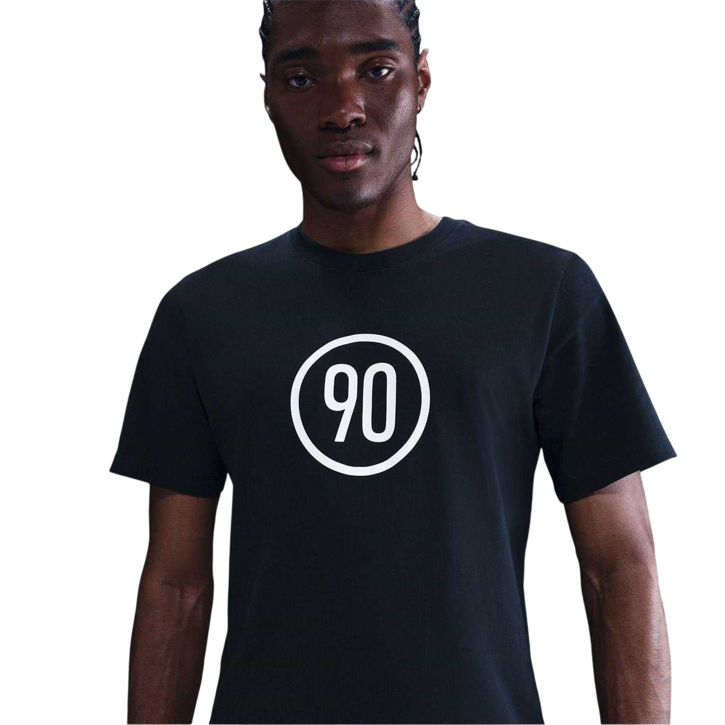 Black-White - Side - Nike Mens Total 90 T-Shirt
