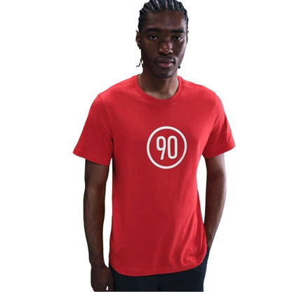 Red-White - Front - Nike Mens Total 90 T-Shirt