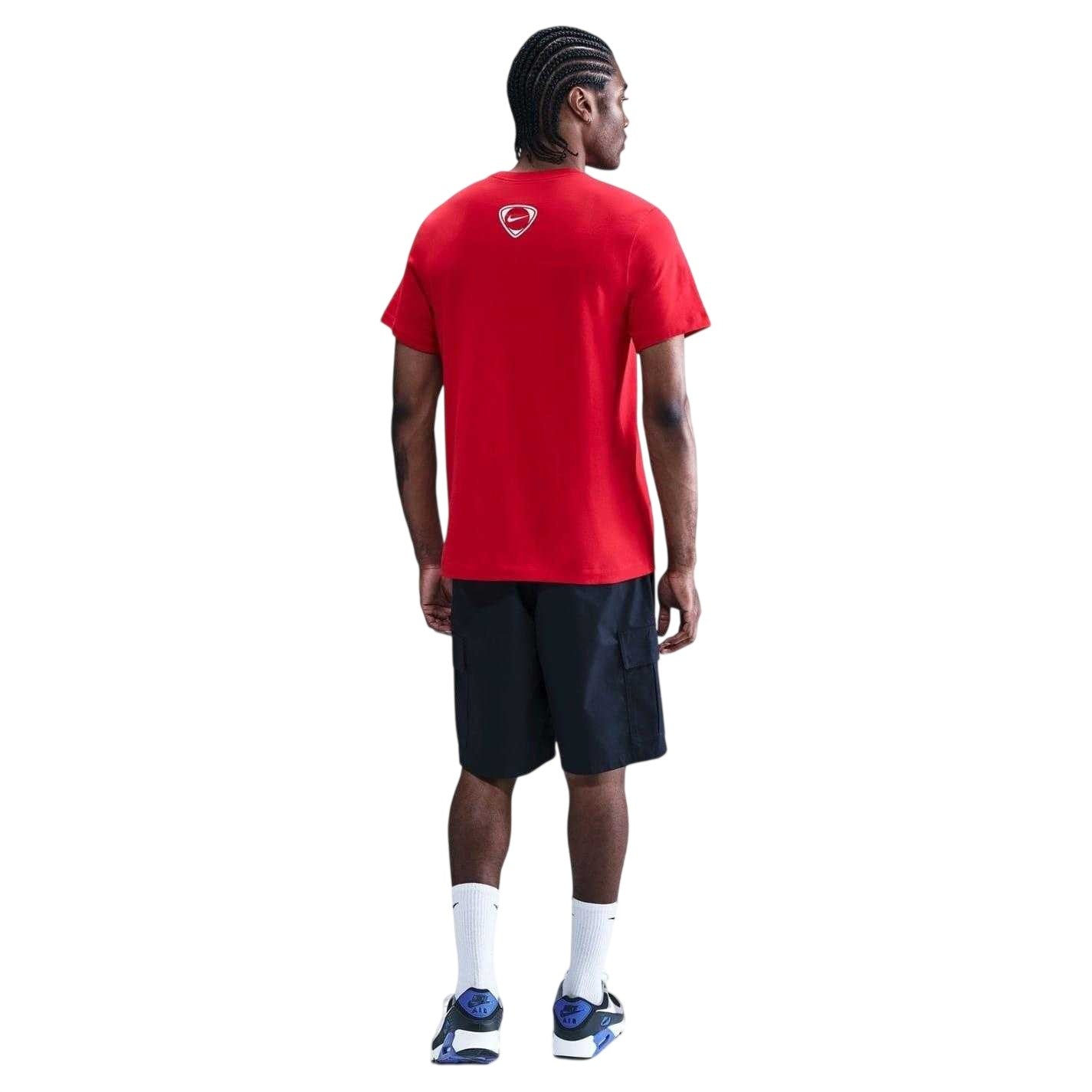 Red-White - Back - Nike Mens Total 90 T-Shirt