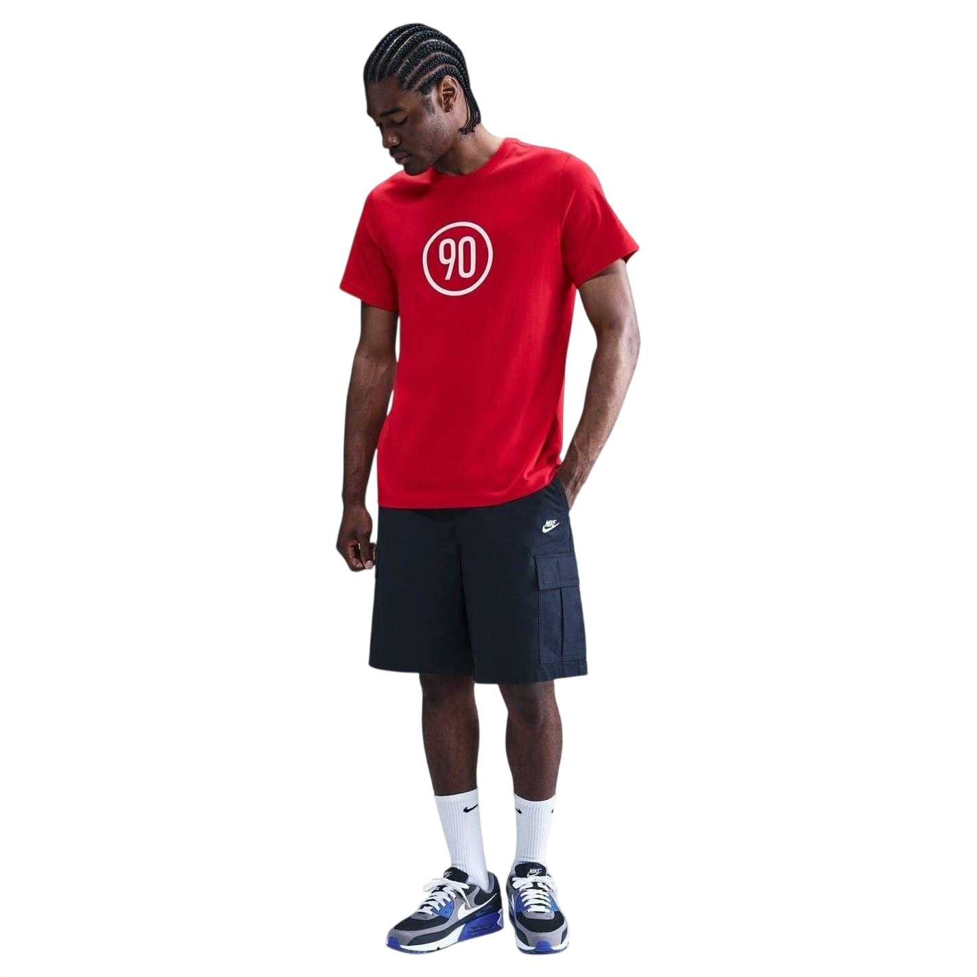 Red-White - Lifestyle - Nike Mens Total 90 T-Shirt