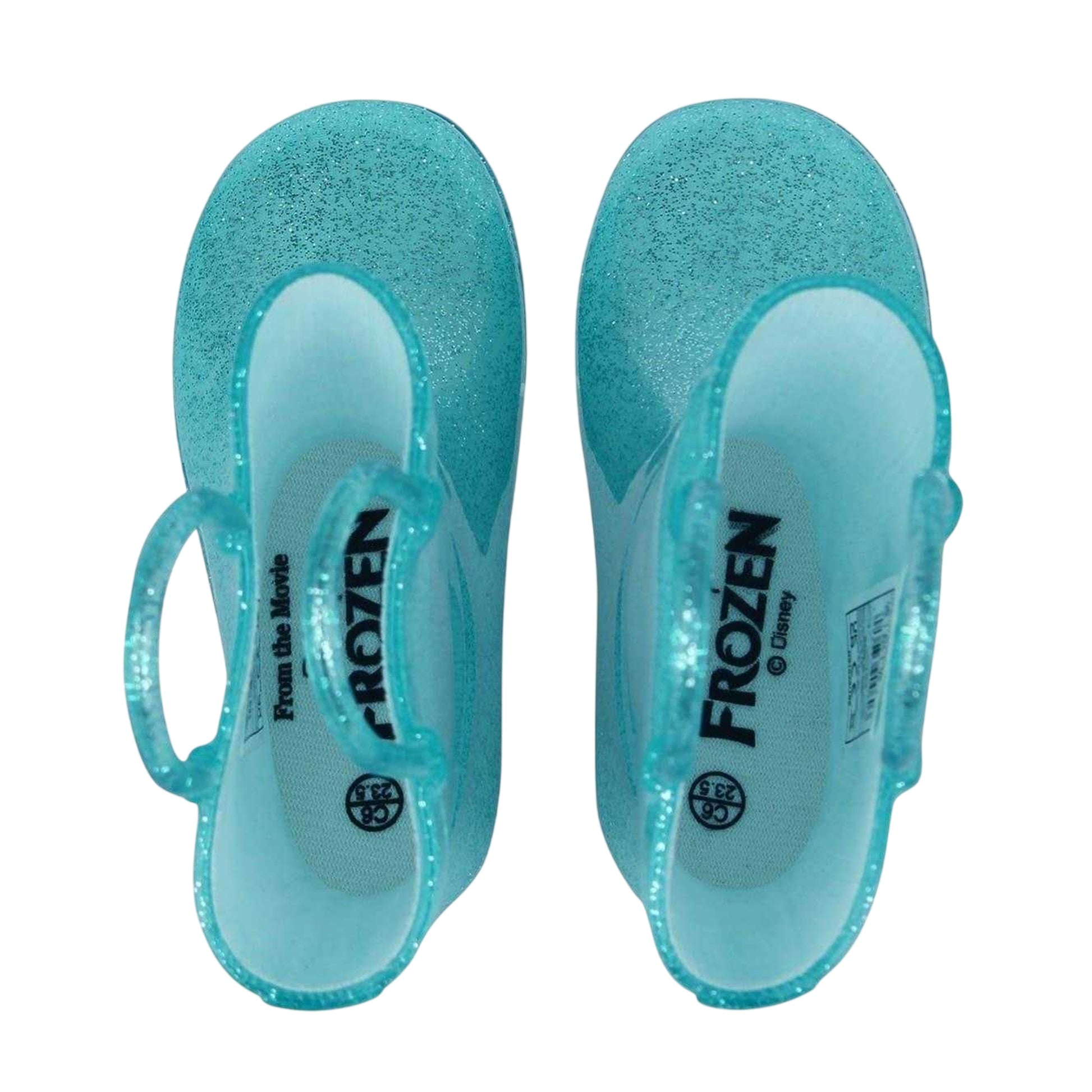 Frozen - Side - Frozen Childrens-Kids Elsa Wellington Boots