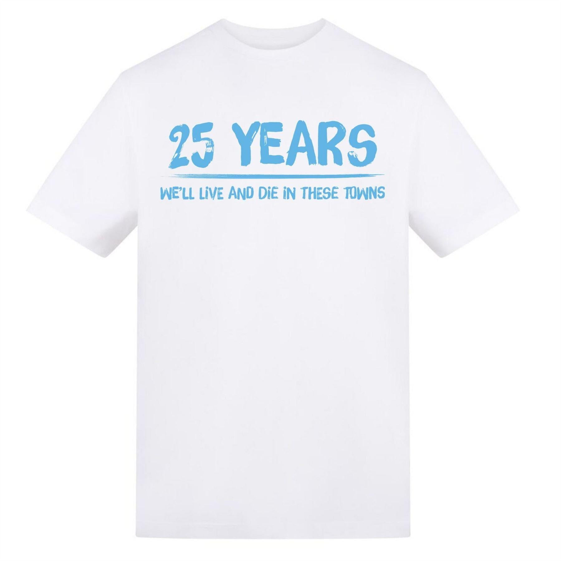 Sky Blue - Front - Coventry City FC Mens We´ll Live And Die In These Towns T-Shirt