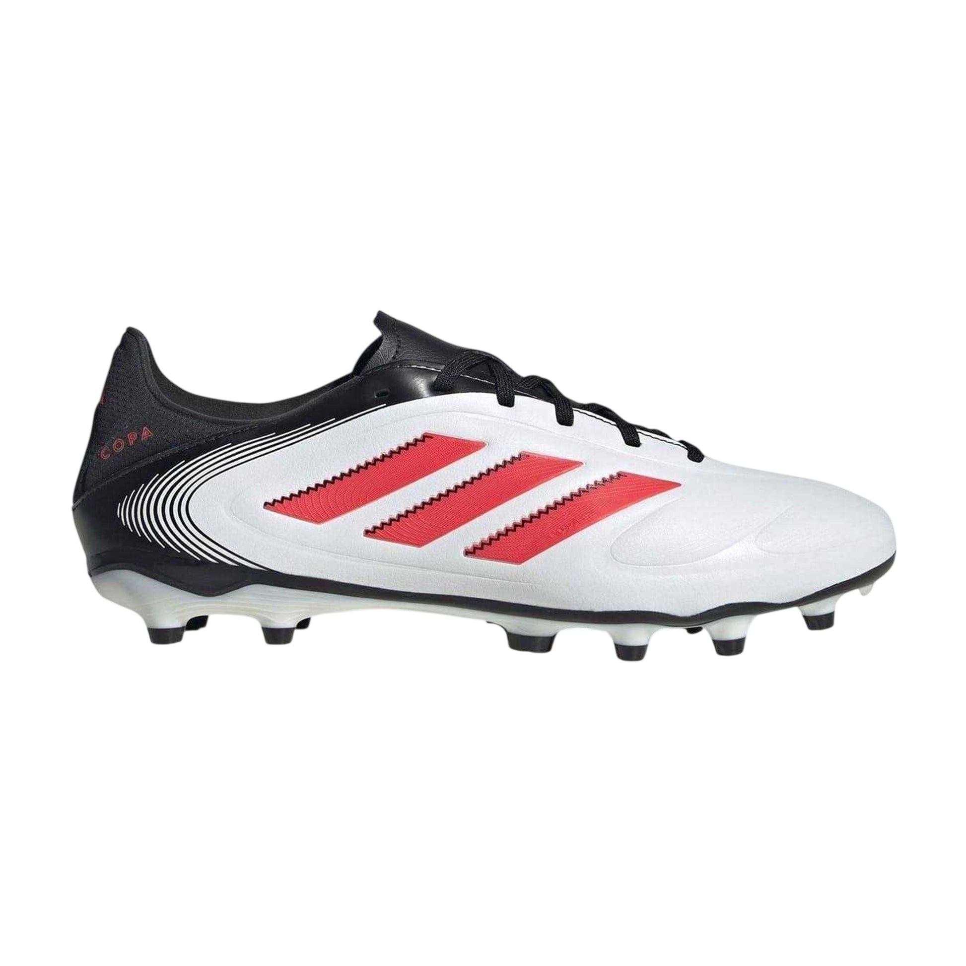 White - Front - Adidas Unisex Adult Copa Pure 3 League Firm Ground Football Boots