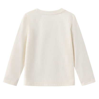White - Back - Disney Childrens-Kids Mickey Mouse Long-Sleeved T-Shirt