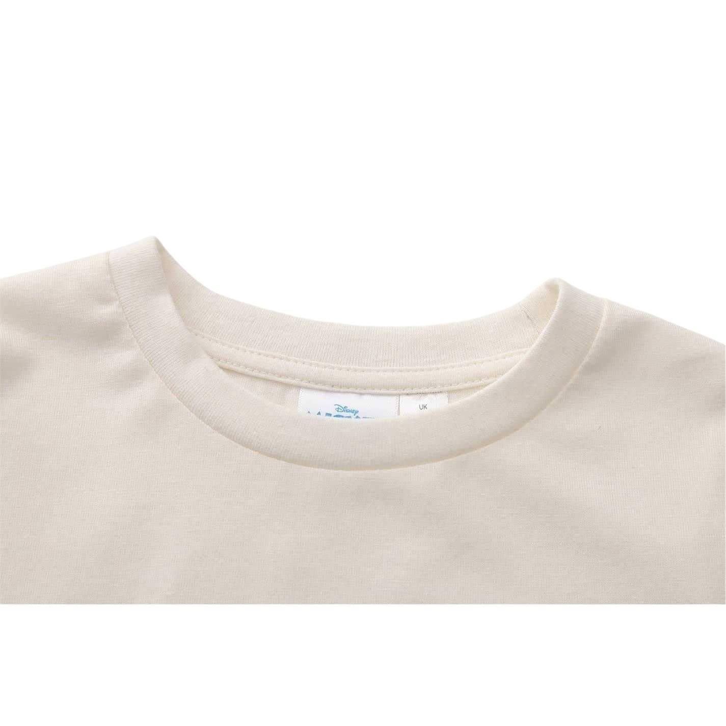 White - Side - Disney Childrens-Kids Mickey Mouse Long-Sleeved T-Shirt