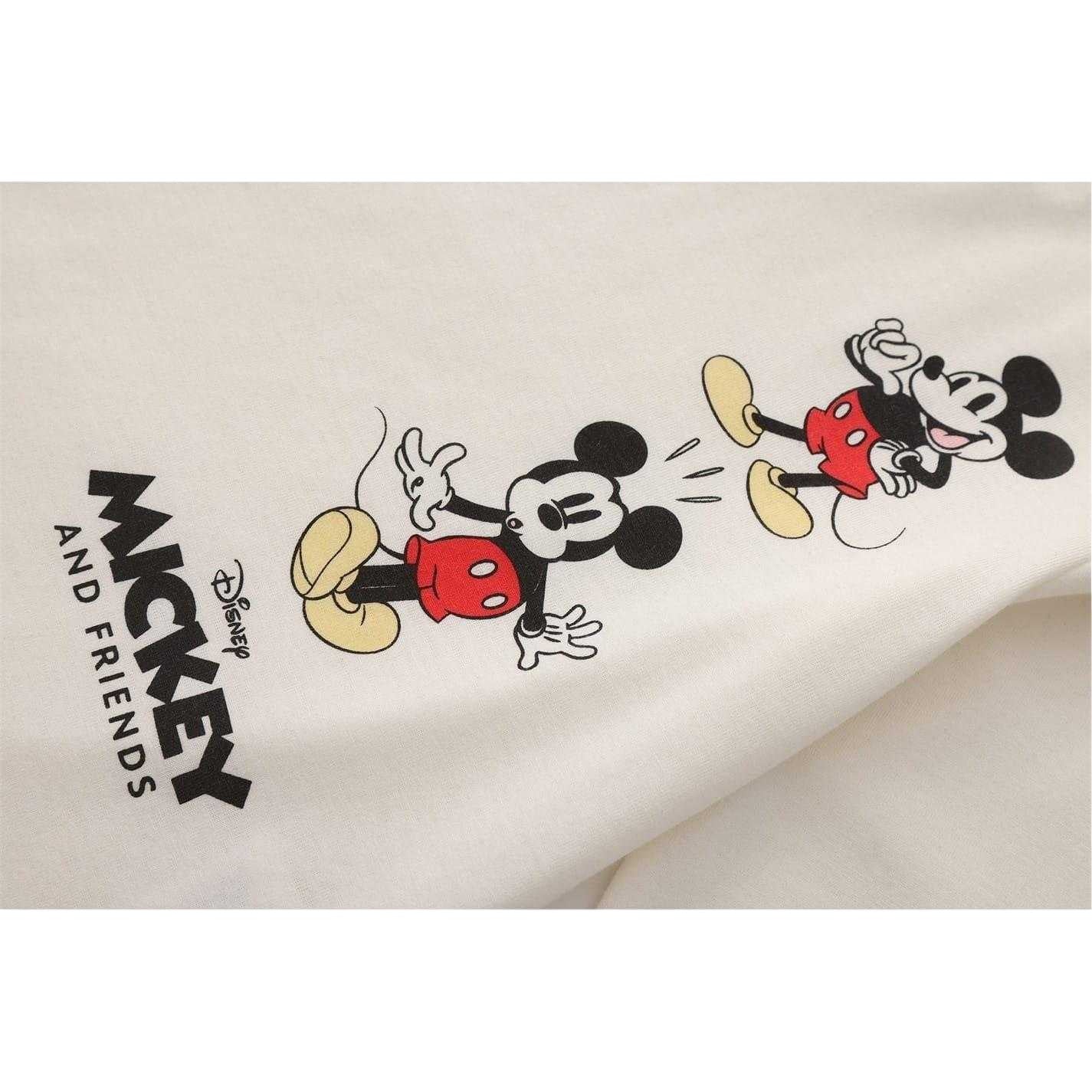 White - Lifestyle - Disney Childrens-Kids Mickey Mouse Long-Sleeved T-Shirt