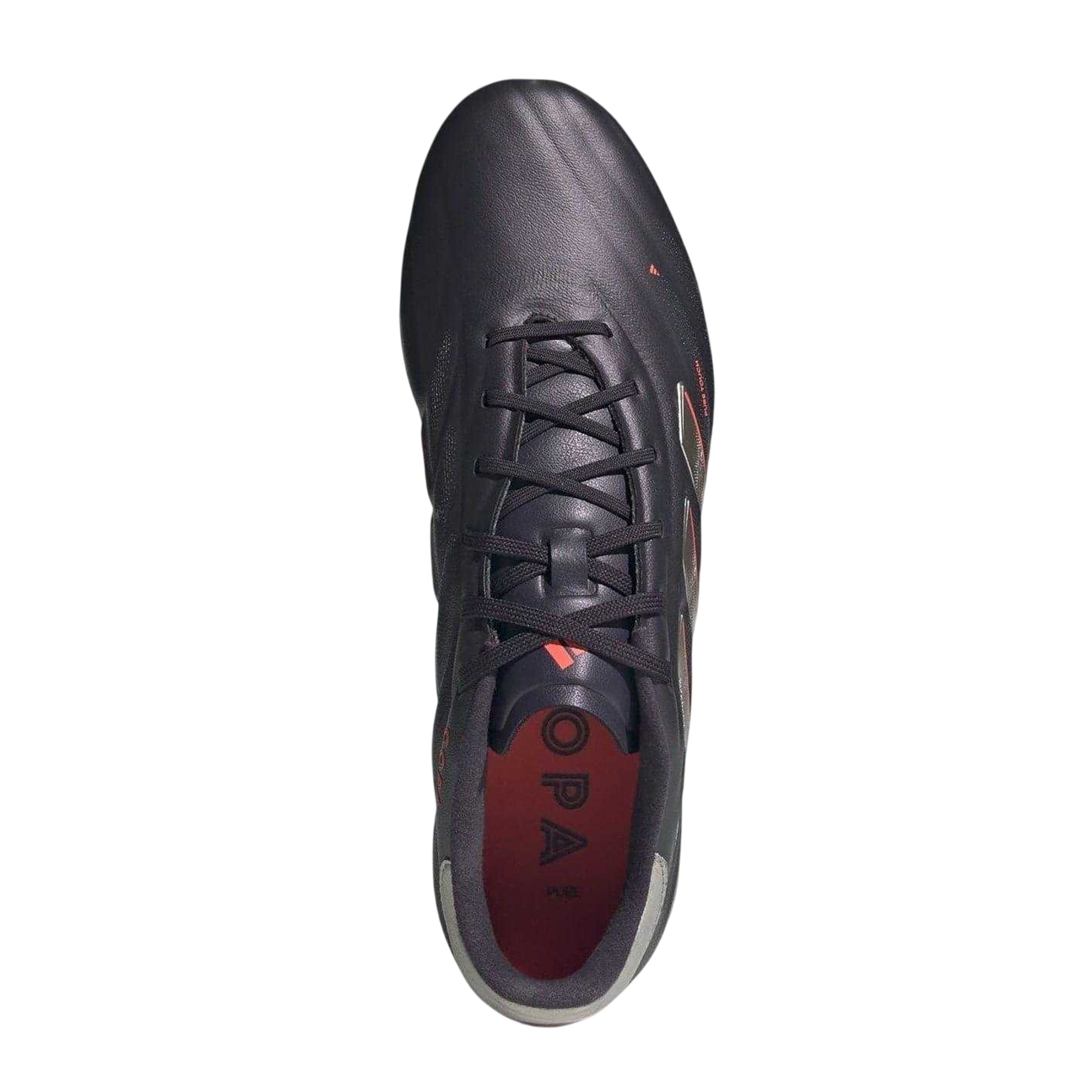 Black-Silver - Lifestyle - Adidas Mens Elite Leather Soft Ground Football Boots