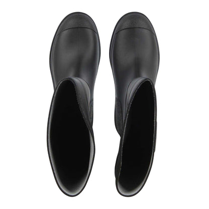 Black - Side - Slazenger Womens-Ladies Heeled Wellington Boots