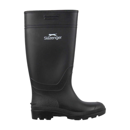 Black - Front - Slazenger Womens-Ladies Heeled Wellington Boots