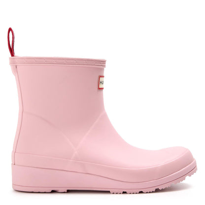 Pinky Purple - Front - Hunter Womens-Ladies Play Short Wellington Boots