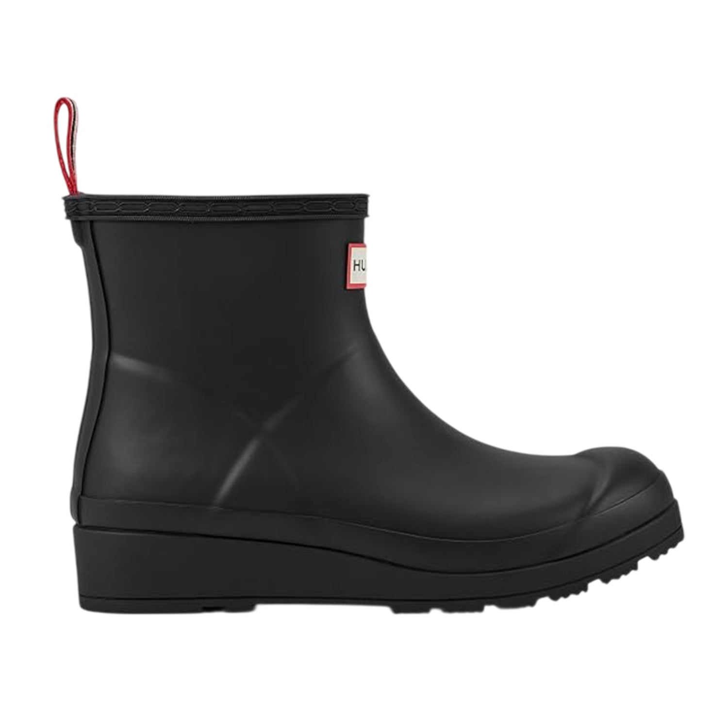 Black - Front - Hunter Womens-Ladies Play Short Wellington Boots