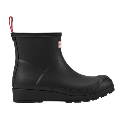 Black - Front - Hunter Womens-Ladies Play Short Wellington Boots