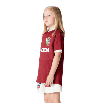 Red Dahlia - Side - Canterbury Childrens-Kids 2024 British & Irish Lions Rugby Shirt