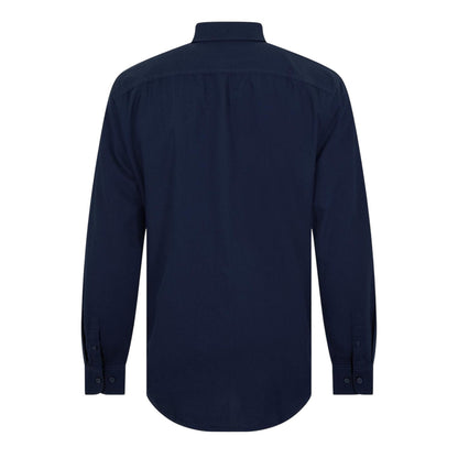 Yale Blue - Back - Original Penguin Mens Oxford Long-Sleeved Button-Down Shirt