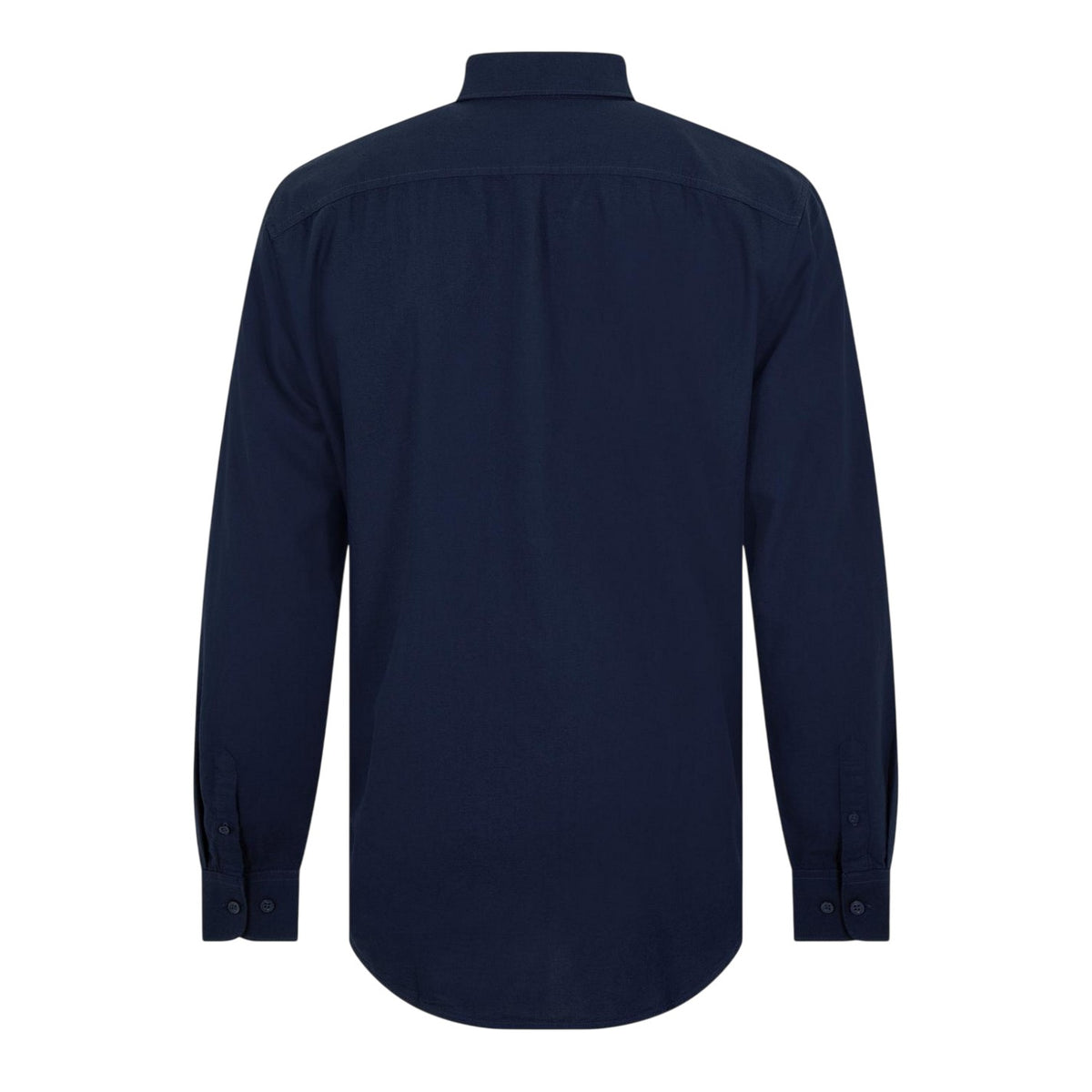 Yale Blue - Back - Original Penguin Mens Oxford Long-Sleeved Button-Down Shirt