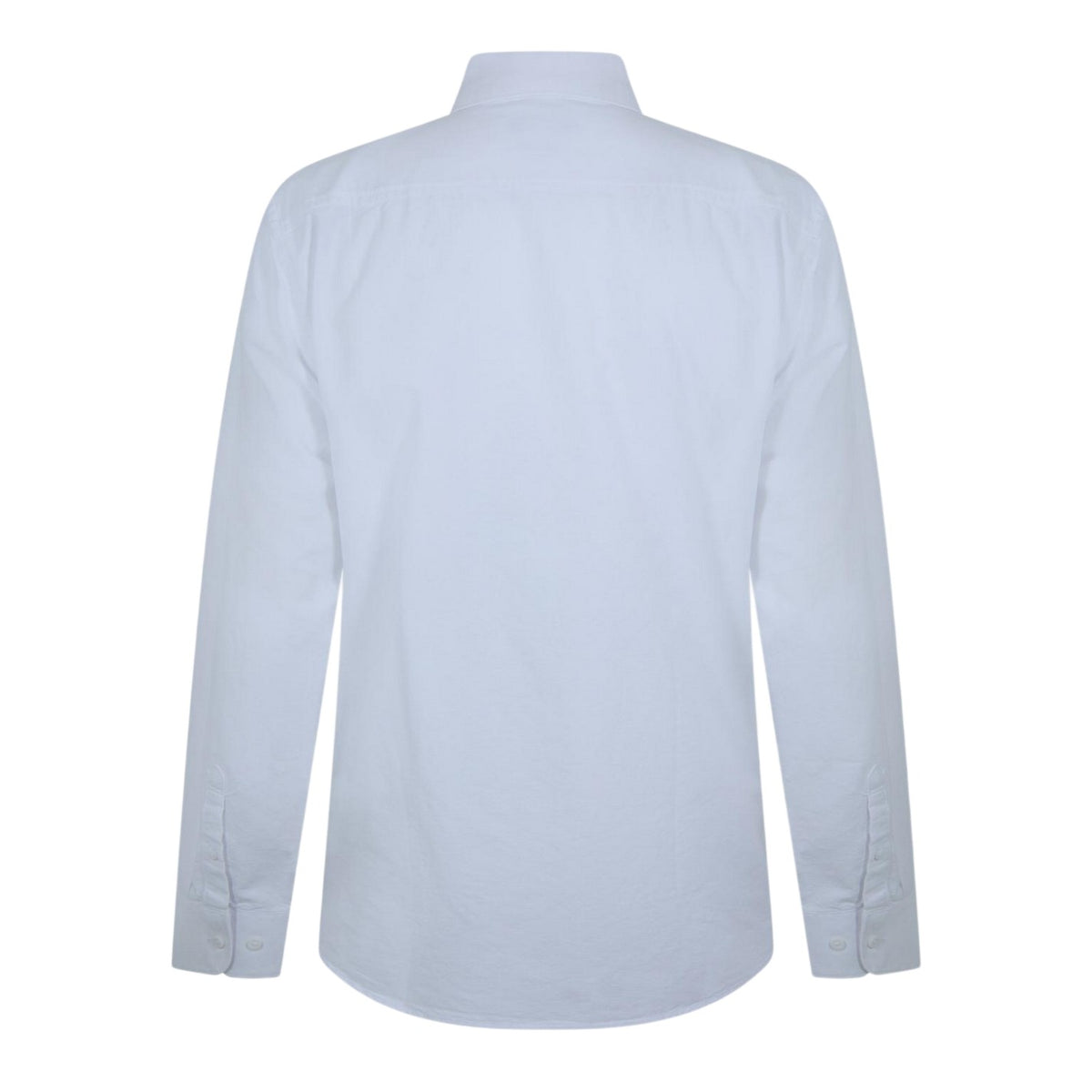 White - Back - Original Penguin Mens Oxford Long-Sleeved Button-Down Shirt