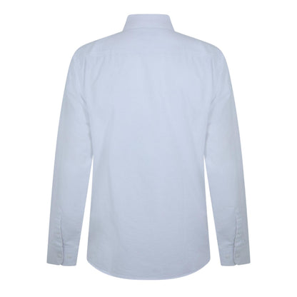 White - Back - Original Penguin Mens Oxford Long-Sleeved Button-Down Shirt