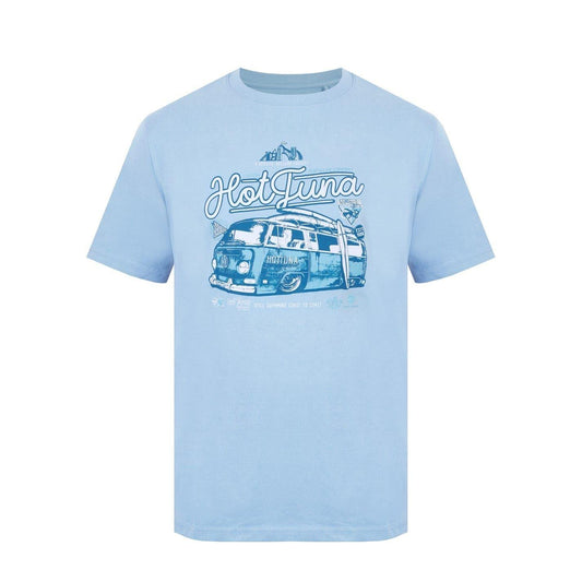 Blue - Front - Hot Tuna Mens Graphic Print Short-Sleeved T-Shirt