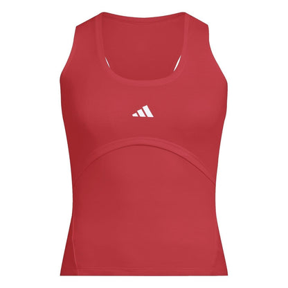 Red - Front - Adidas Womens-Ladies Pro Climacool Fitted Tennis Tank Top