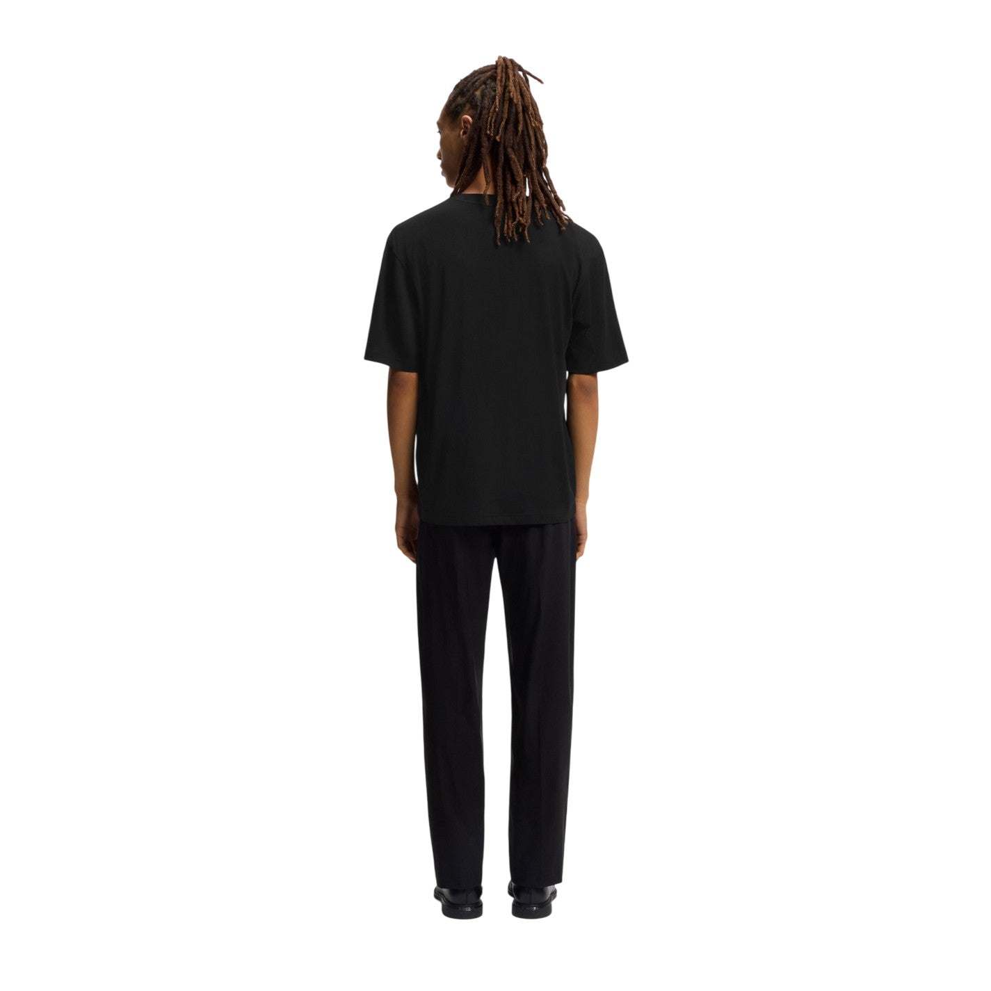 Black - Back - Hugo Mens Dodger Graphic T-Shirt