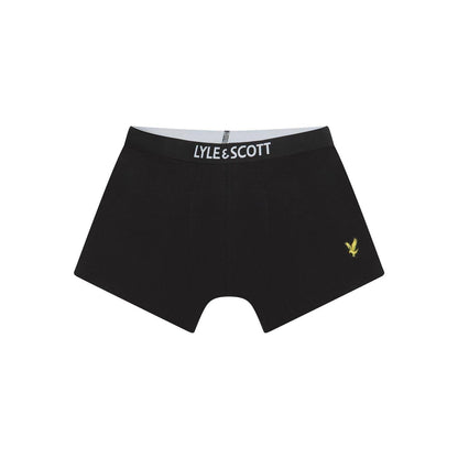 Black - Back - Lyle & Scott Boys Logo Briefs (Pack of 3)