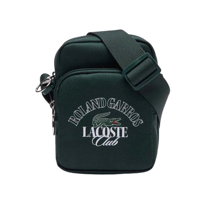 Green - Front - Lacoste Roland-Garros Edition Mini Satchel