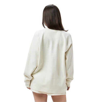 Vintage White - Back - Jack Wills Womens-Ladies Waffle Sweatshirt