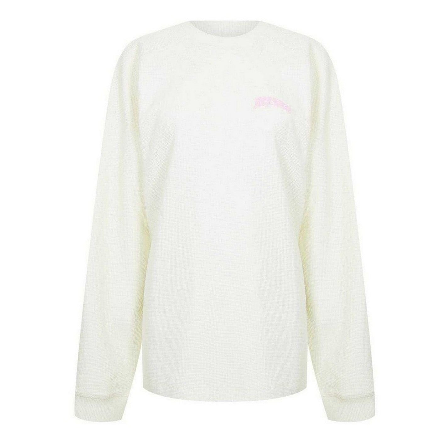 Vintage White - Front - Jack Wills Womens-Ladies Waffle Sweatshirt