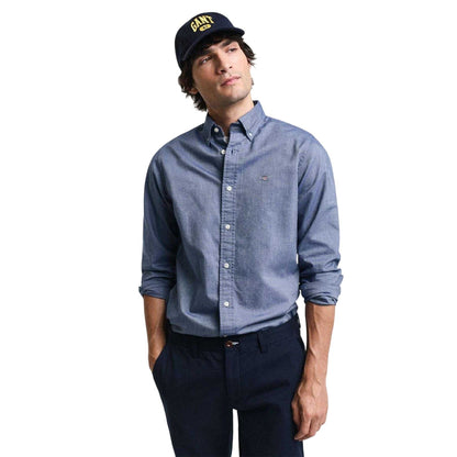 Blue - Lifestyle - Gant Mens Classic Oxford Button-Down Shirt