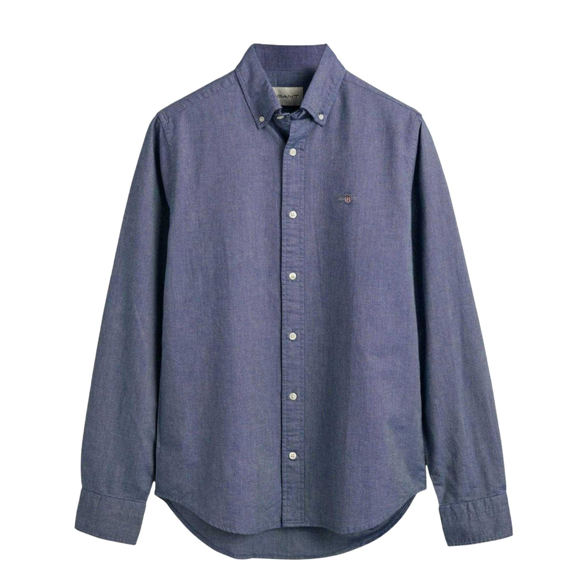Blue - Front - Gant Mens Classic Oxford Button-Down Shirt