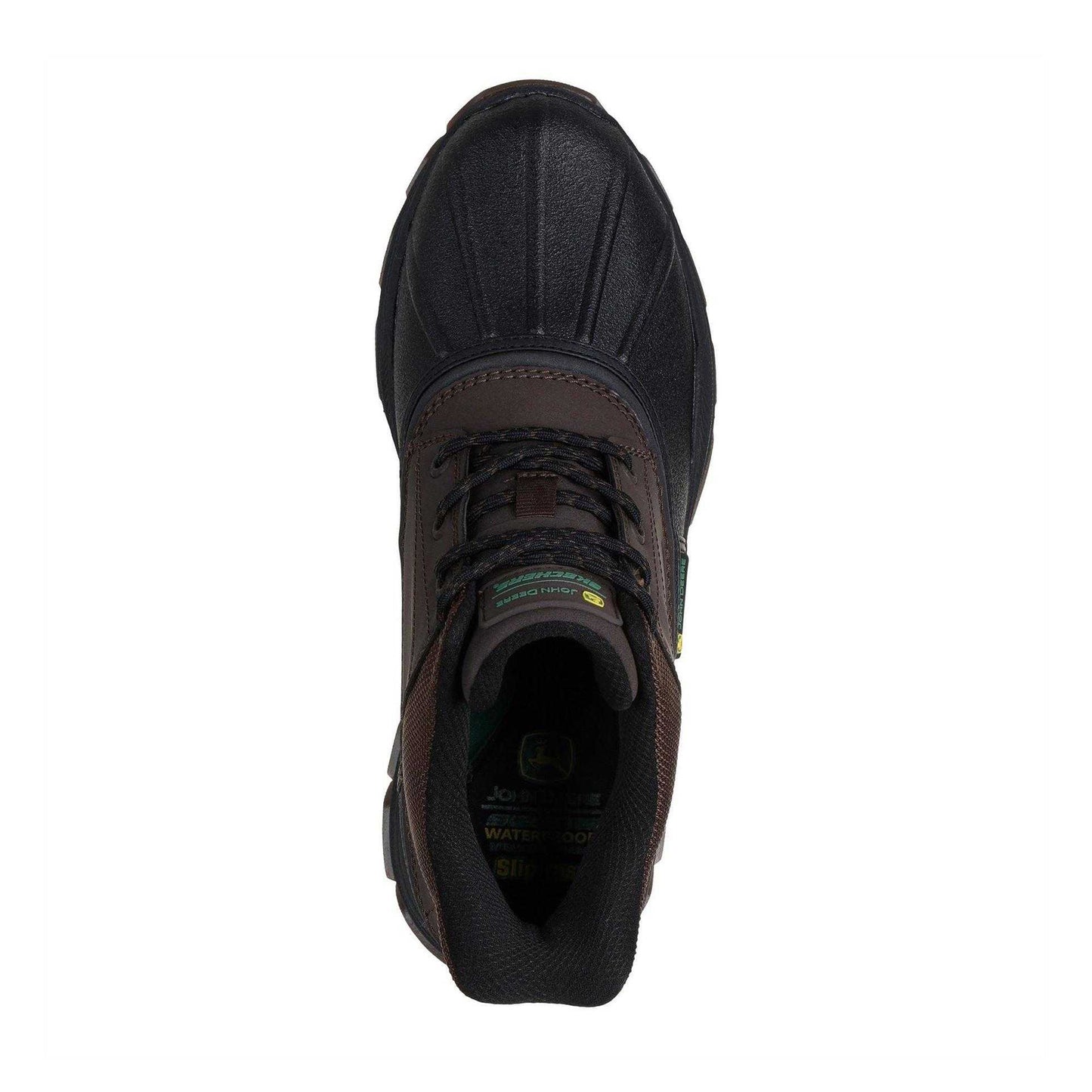 Chocolate-Black - Lifestyle - Skechers Mens Deere Waterproof Mid Cut Hiking Boots