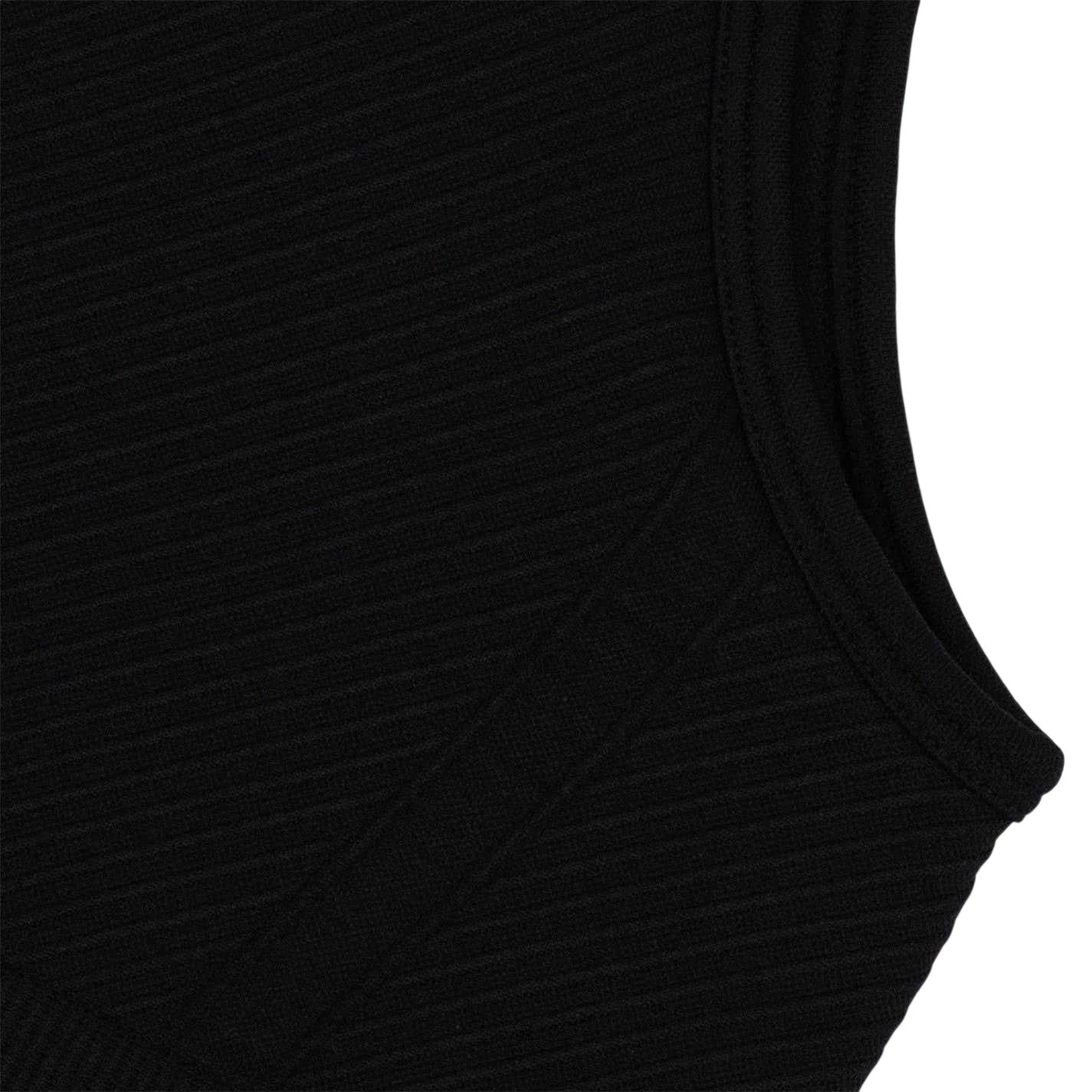 Black - Side - USA Girls Pro Seamless Crop Top
