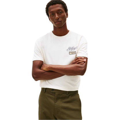Ivory - Lifestyle - Tommy Hilfiger Mens Modern Crew Neck T-Shirt