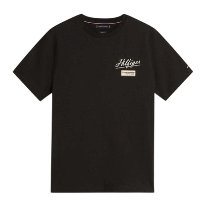 Black - Front - Tommy Hilfiger Mens Modern Crew Neck T-Shirt