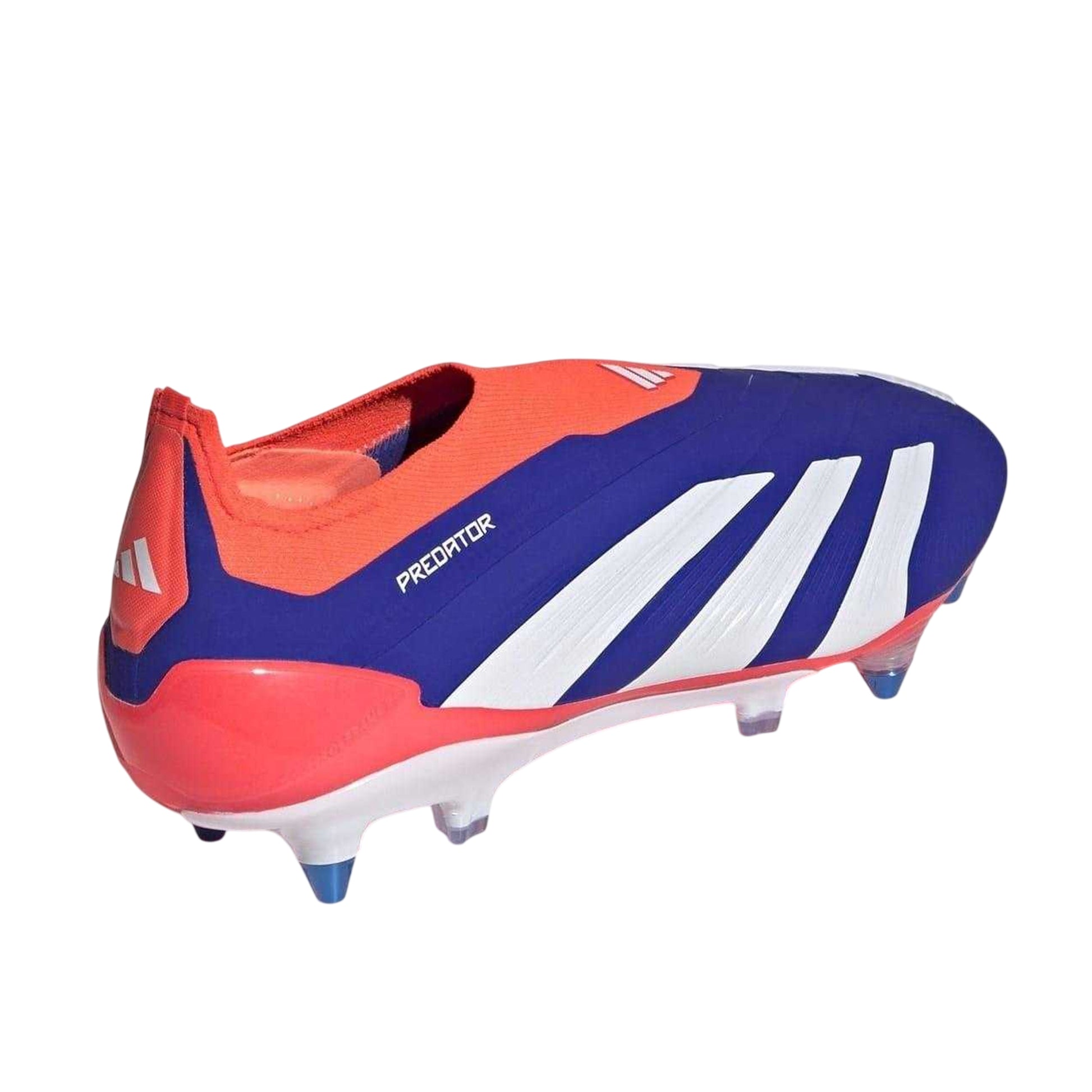 Blue-White-Red - Back - Predator Unisex Adult Predator Elite Soft Ground Football Boots