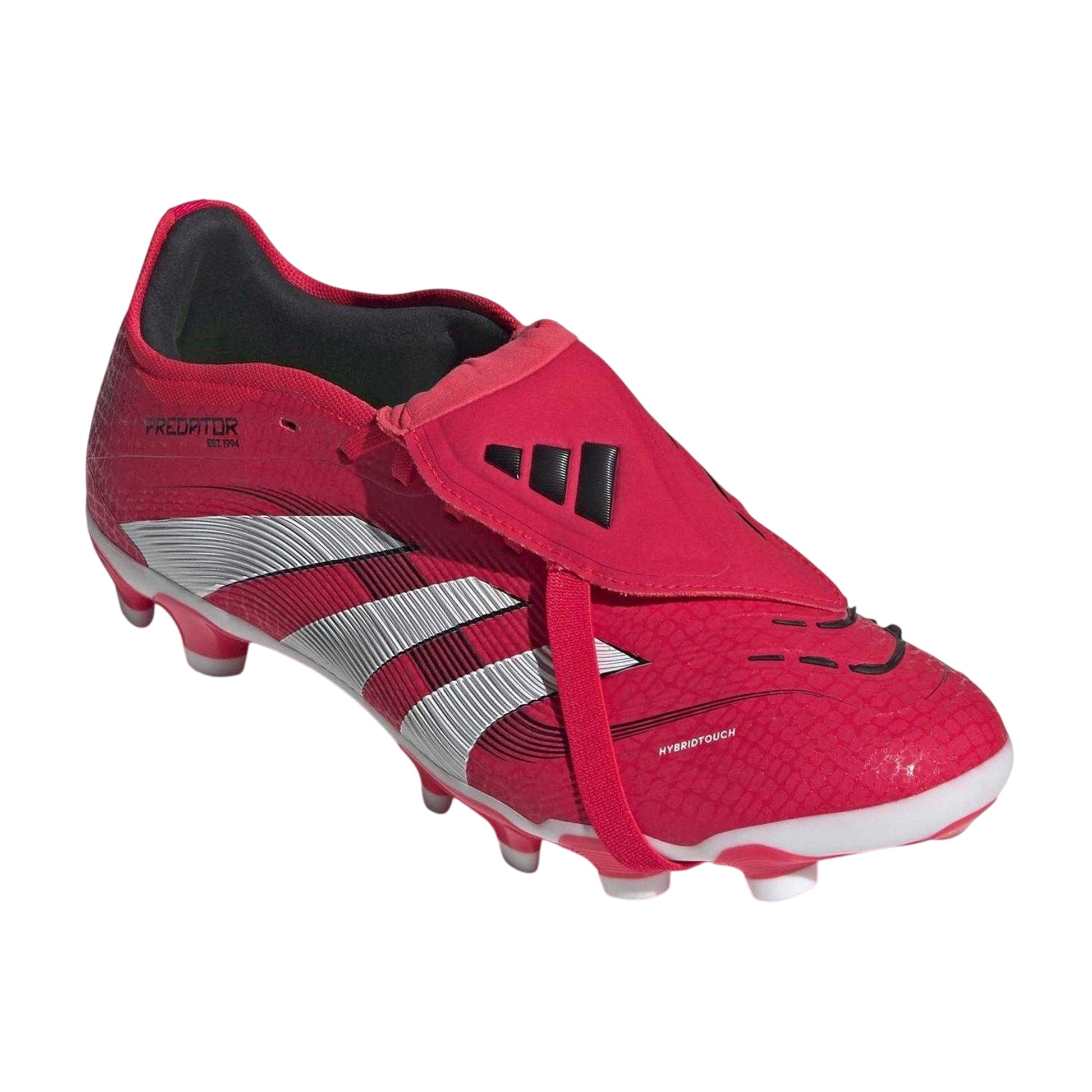 Red-White-Black - Side - Adidas Mens Predator Pro Football Boots