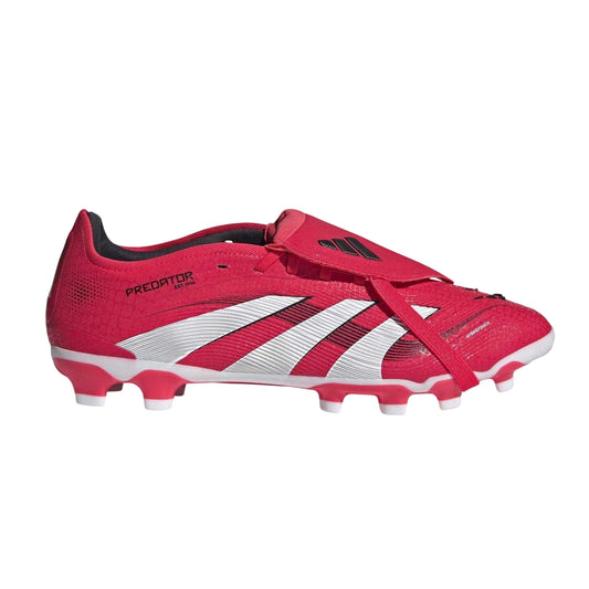 Red-White-Black - Front - Adidas Mens Predator Pro Football Boots