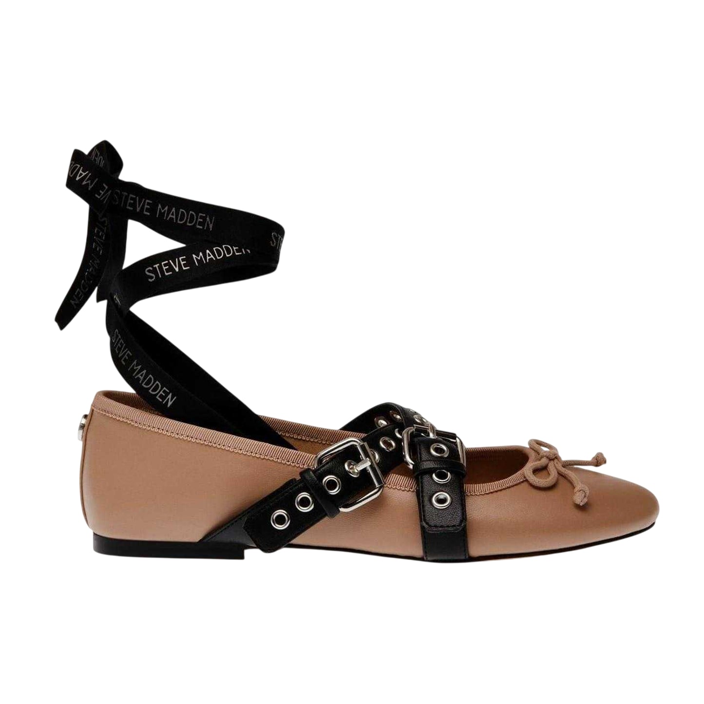 Blush - Front - Steve Madden Womens-Ladies Ballet Flats