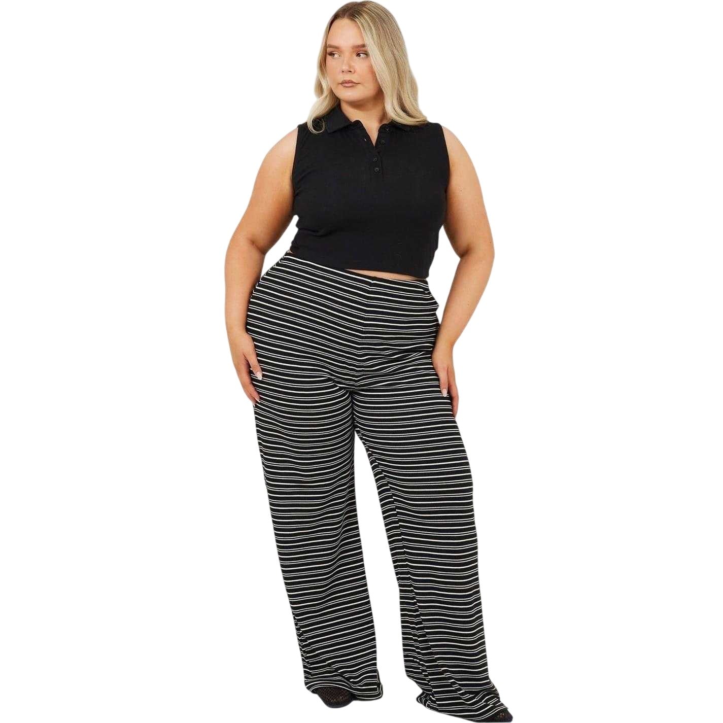 Black - Lifestyle - Brave Soul Womens-Ladies Sleeveless Crop Top