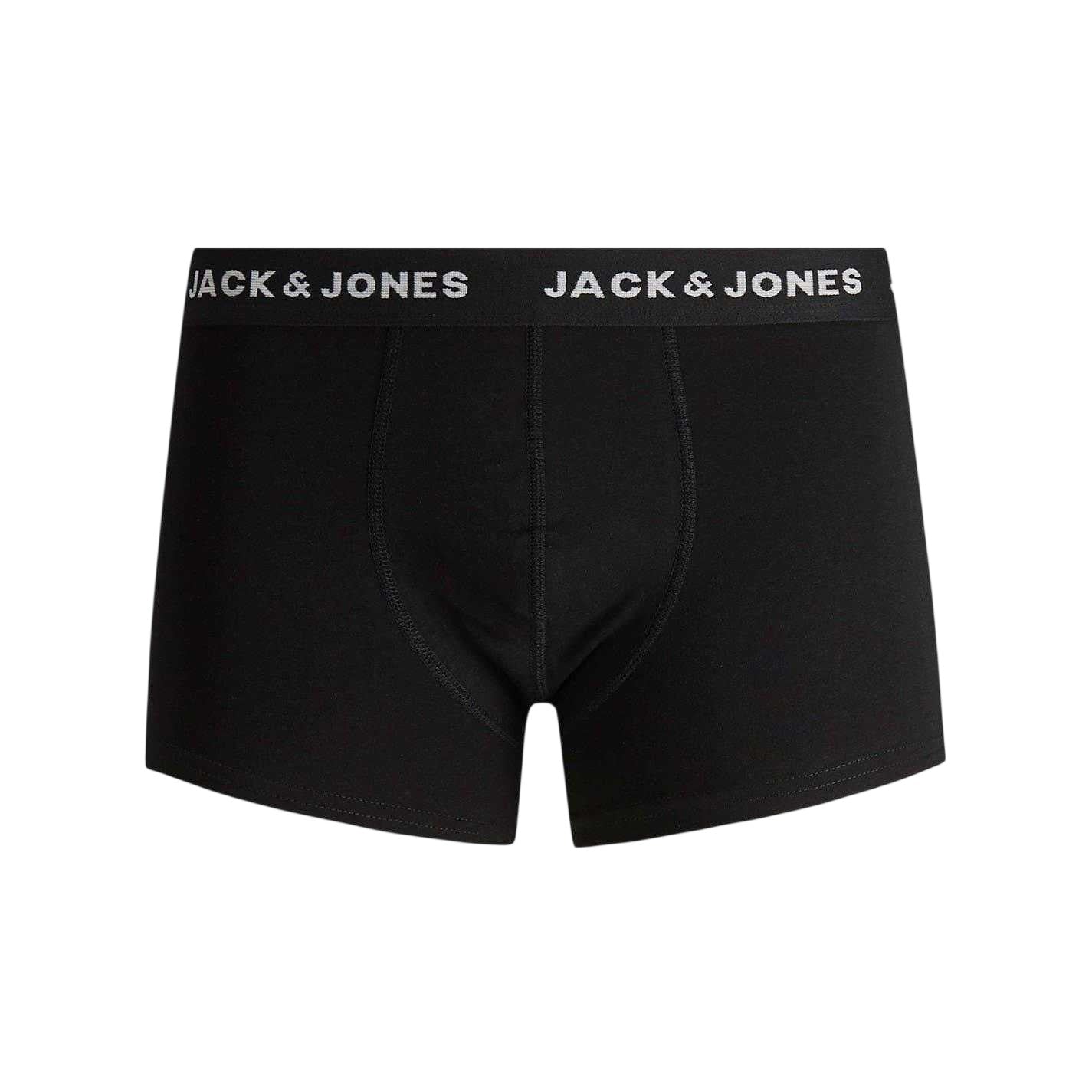 Black - Lifestyle - Jack And Jones Mens Basic Plus Boxer Briefs (Pack of 7)