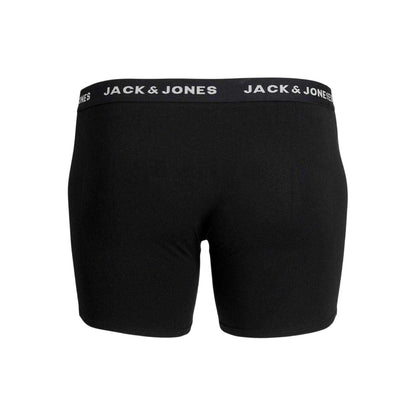 Black - Pack Shot - Jack And Jones Mens Basic Plus Boxer Briefs (Pack of 7)